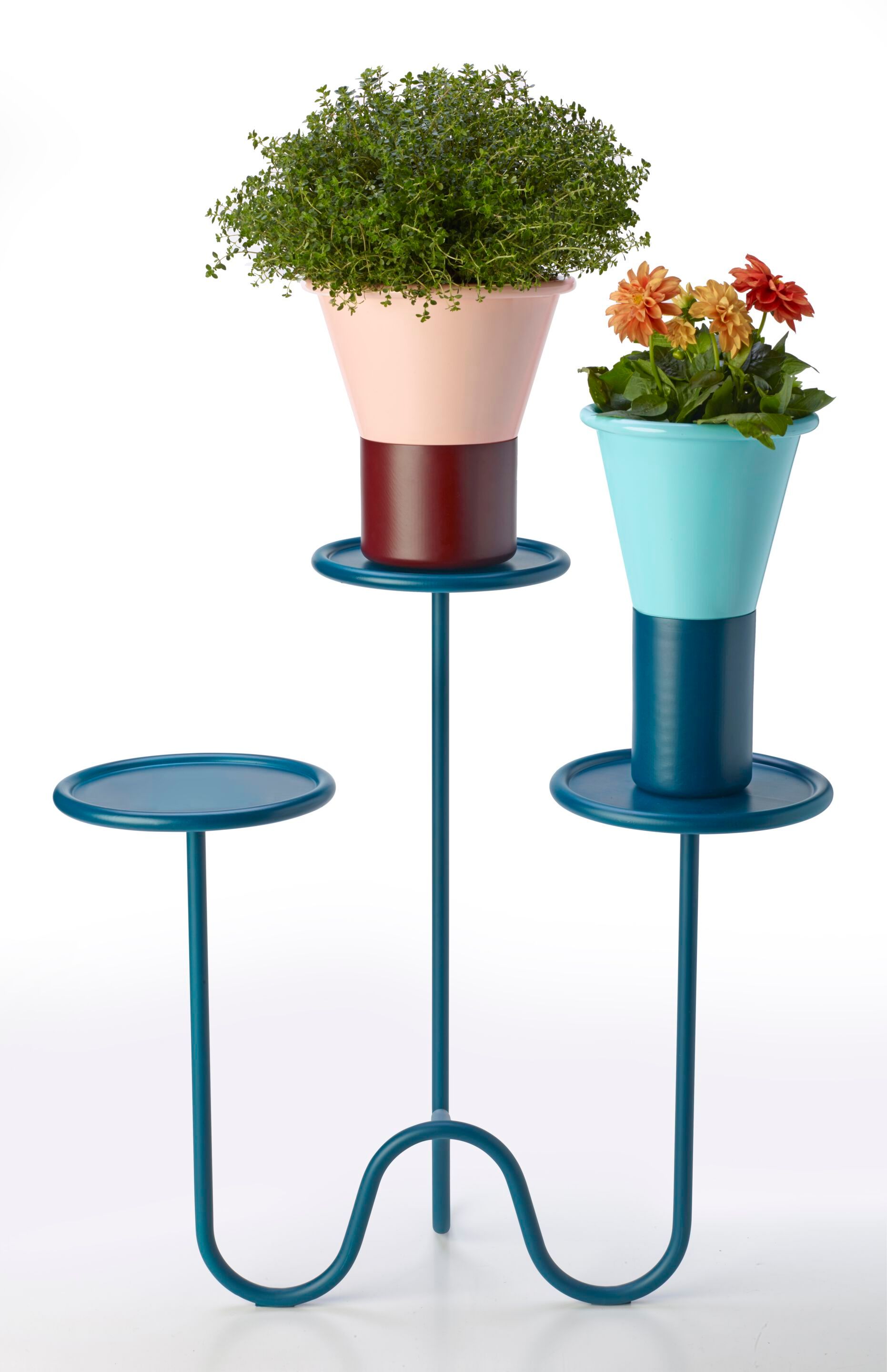 Алюминиевый круглый садовый горшок S-CAB Мимоза ARCH-00133577 - Вид №5