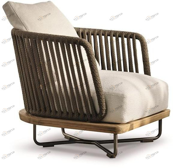 Minotti Садовое кресло из тика Sunray sun-id-1438675