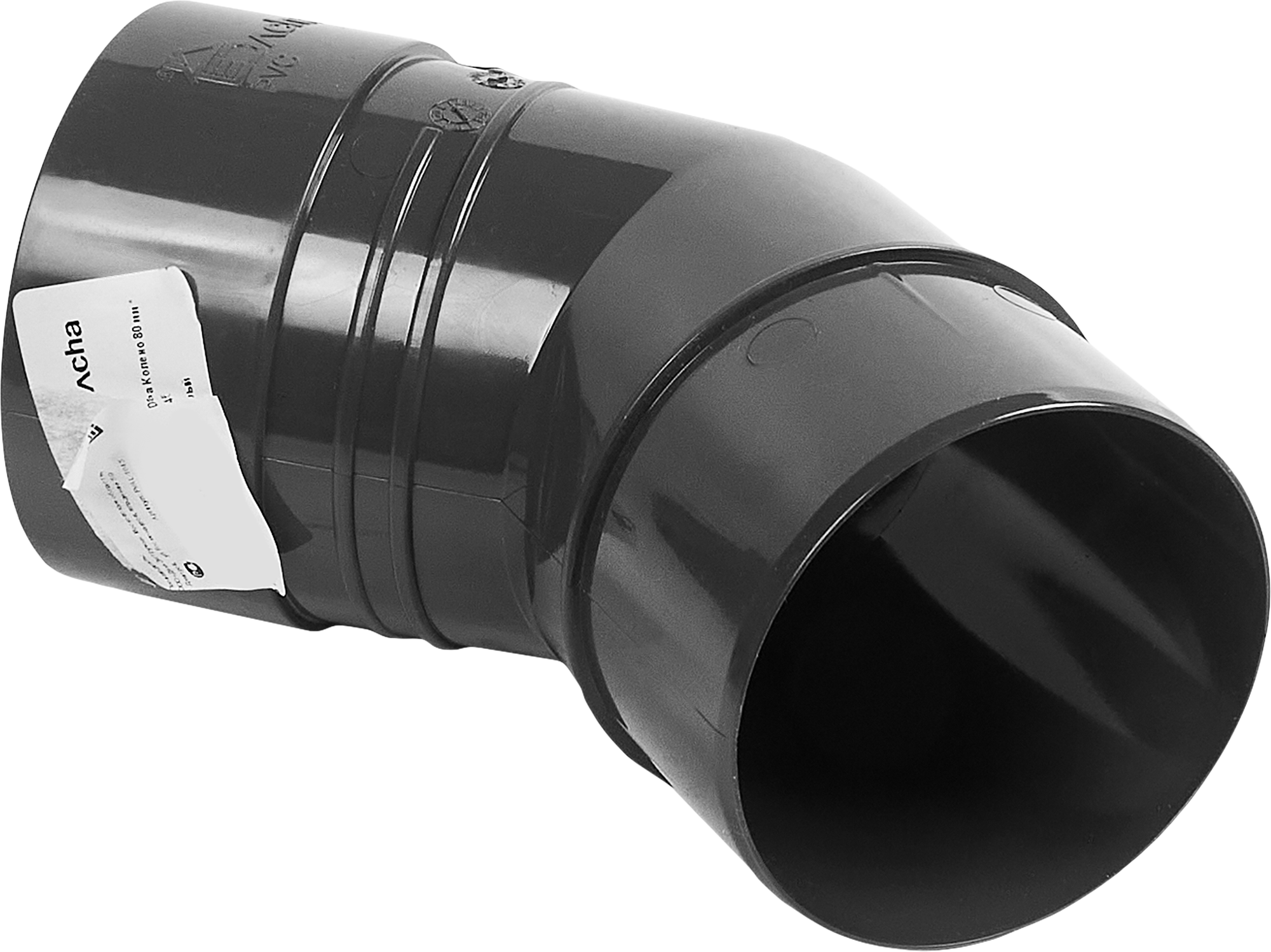 84802176 Колено Dacha 80 мм 45 градусов цвет серый STLM-0055334 DÖCKE 