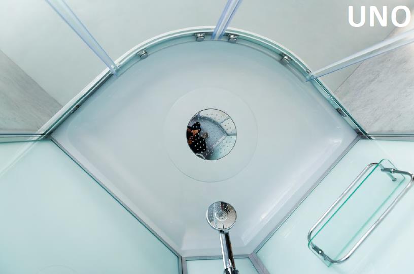 ДУШЕВАЯ КАБИНА BELBAGNO UNO-CAB-R-2-80-C-CR-TOP - Вид №2