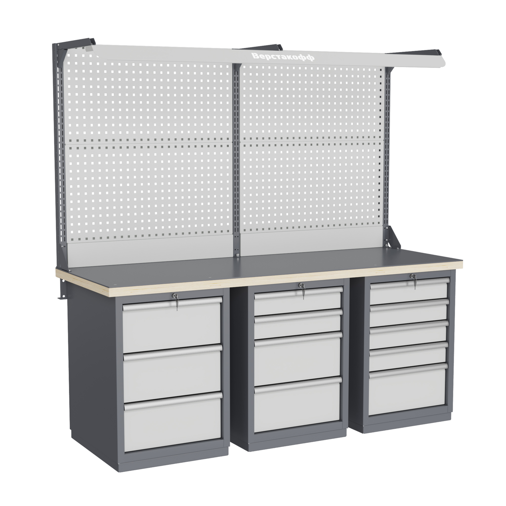 Верстак слесарный FBK 205.345-2F Верстакофф 216260