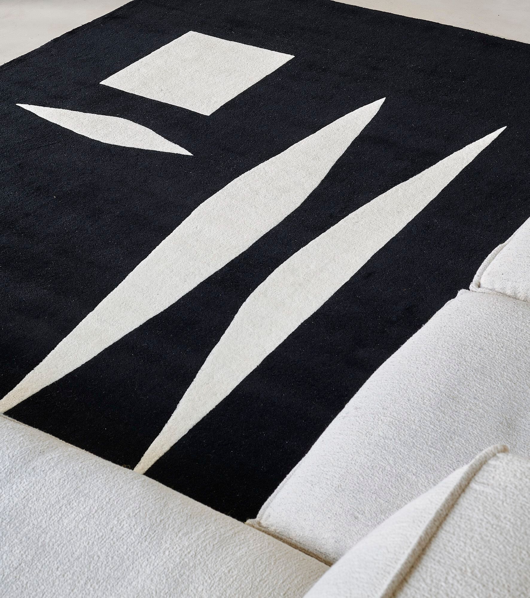 Шерстяной узор ручной работы ковер Toulemonde Bochart Ноэль Мариньо ARCH-00104434 - Вид №4