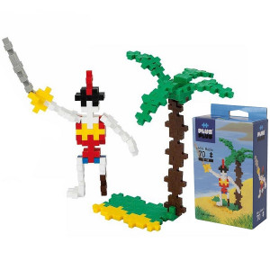 3752 Разноцветный конструктор для создания 3D моделей(пират коричневый) Plus Plus