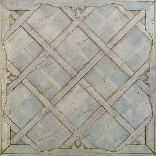 Модульный паркет Da Vinci Состаренный модульный паркет Гранд Герольдсберг Первый Дуб Натур брашированная, гладкая, рельефная (Брашированная, Гладкая, Рельефная) х мм 26006000142