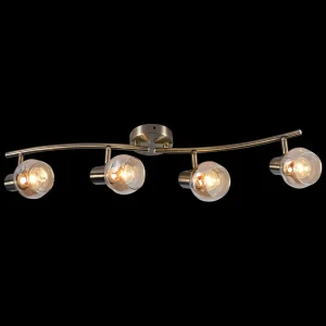 91565521 Спот поворотный Reluce 05972-0.8-04 ab 4 лампы 12 м² цвет оранжевый/медный STLM-1377534