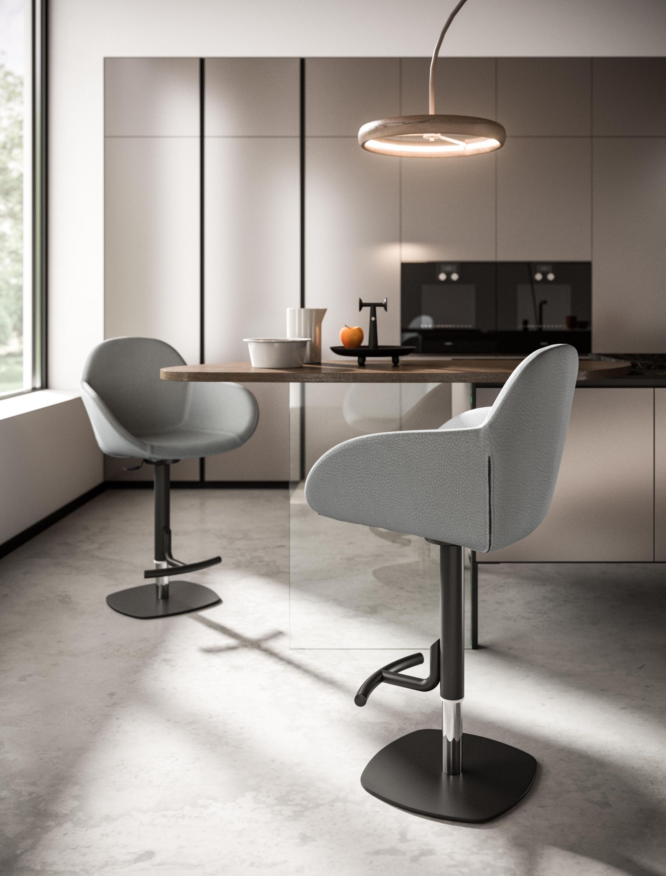 Мягкий барный стул Ozzio Italia BALDO ARCH-00129349 - Вид №2