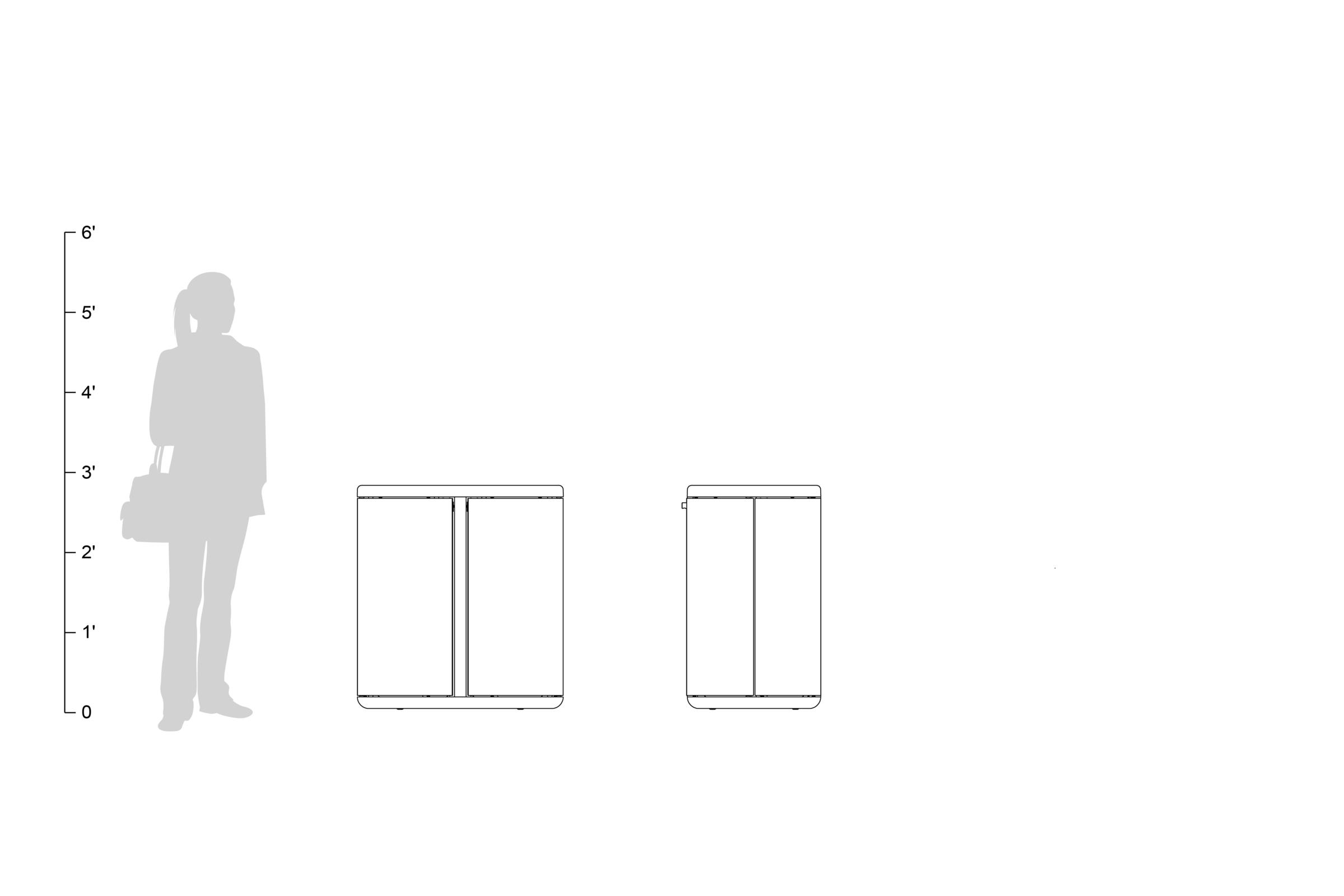 FSRT182 Tonyo мусор и контейнер для вторичной переработки  Forms-surfaces  - Вид №17