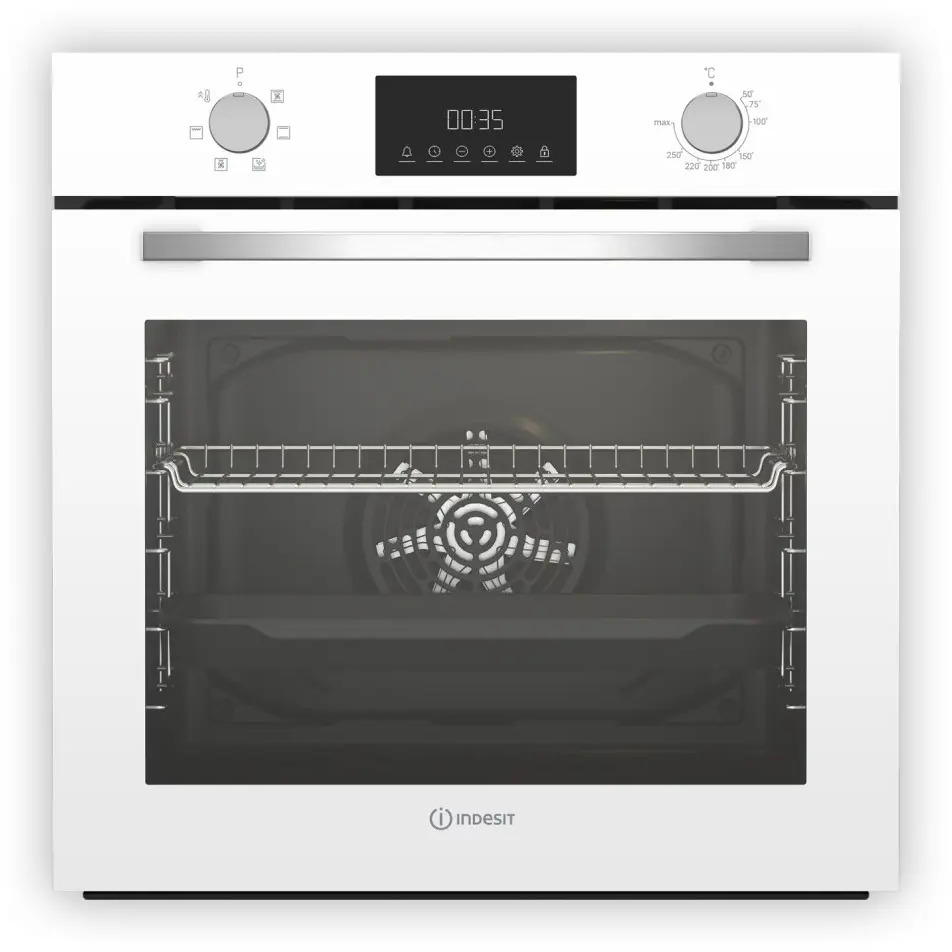 91421407 Электрический встраиваемый духовой шкаф Indesit IFE 3644 J WH 60x60x57 см цвет белый STLM-0865413