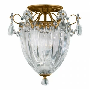 Люстра хрустальная 30х27 см серебряная Bagatelle 1242-22 SCHONBEK ДИЗАЙНЕРСКИЕ 00-3882392 Прозрачный;серебро