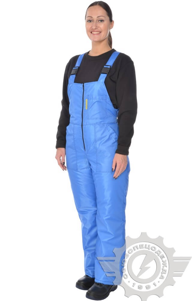 63742 Костюм "Эксперт-К" зимний ткань "Оксфорд" василек  Зимняя спецодежда  размер 48-50/170-176  - Вид №19