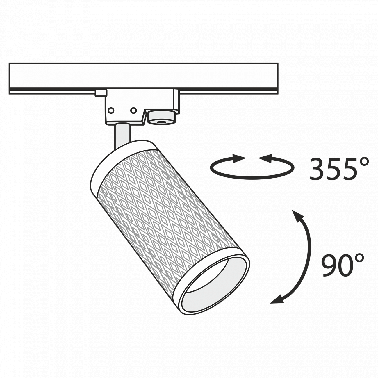 Трековый светильник белый TR011 TECHNICAL SINGLE PHASE TRACK SYSTEM 00-3956225 Белый  - Вид №1