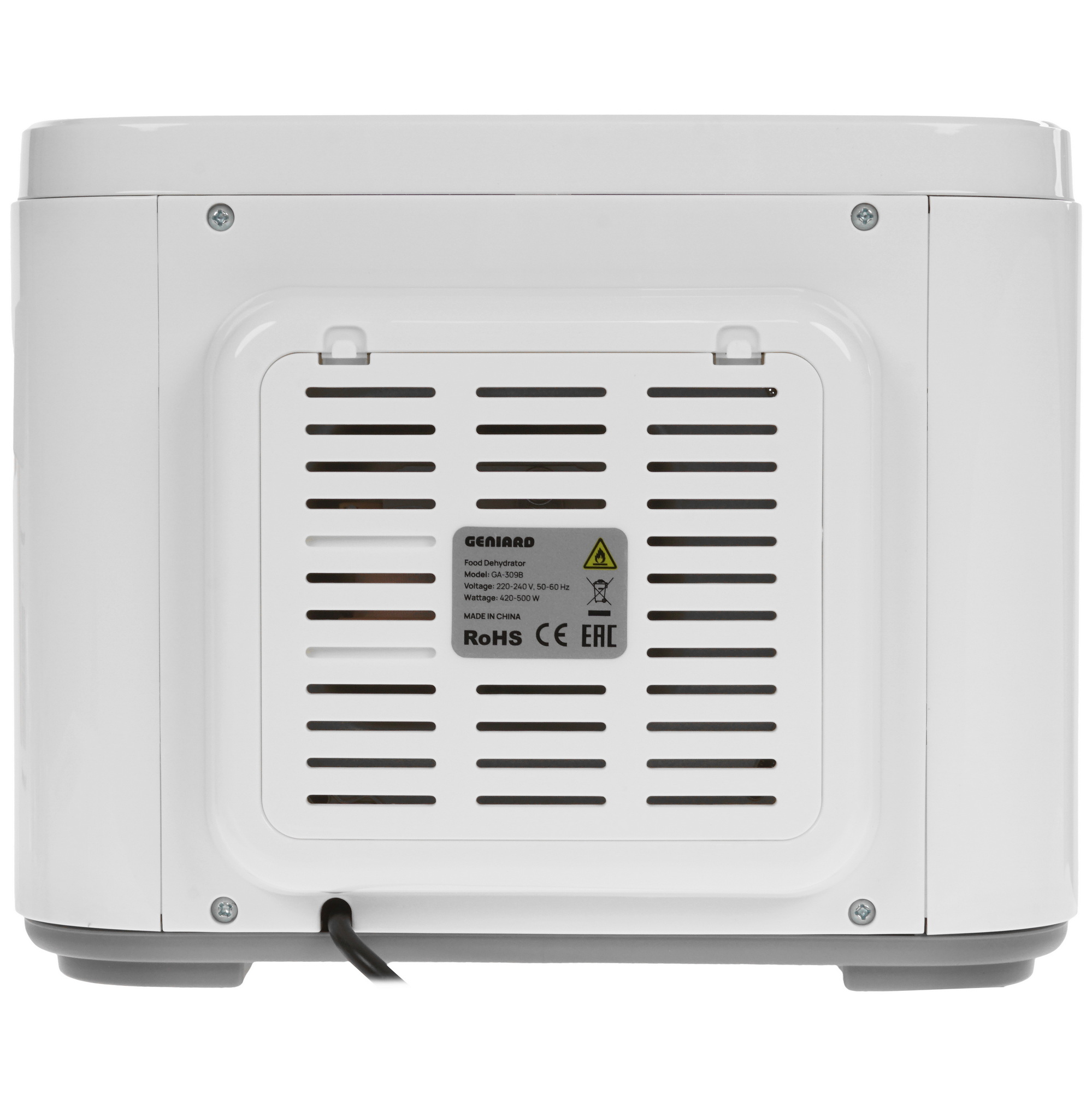 9226000 Сушилка для овощей и фруктов Geniard GA-309B белый STDN-0121781 - Вид №5
