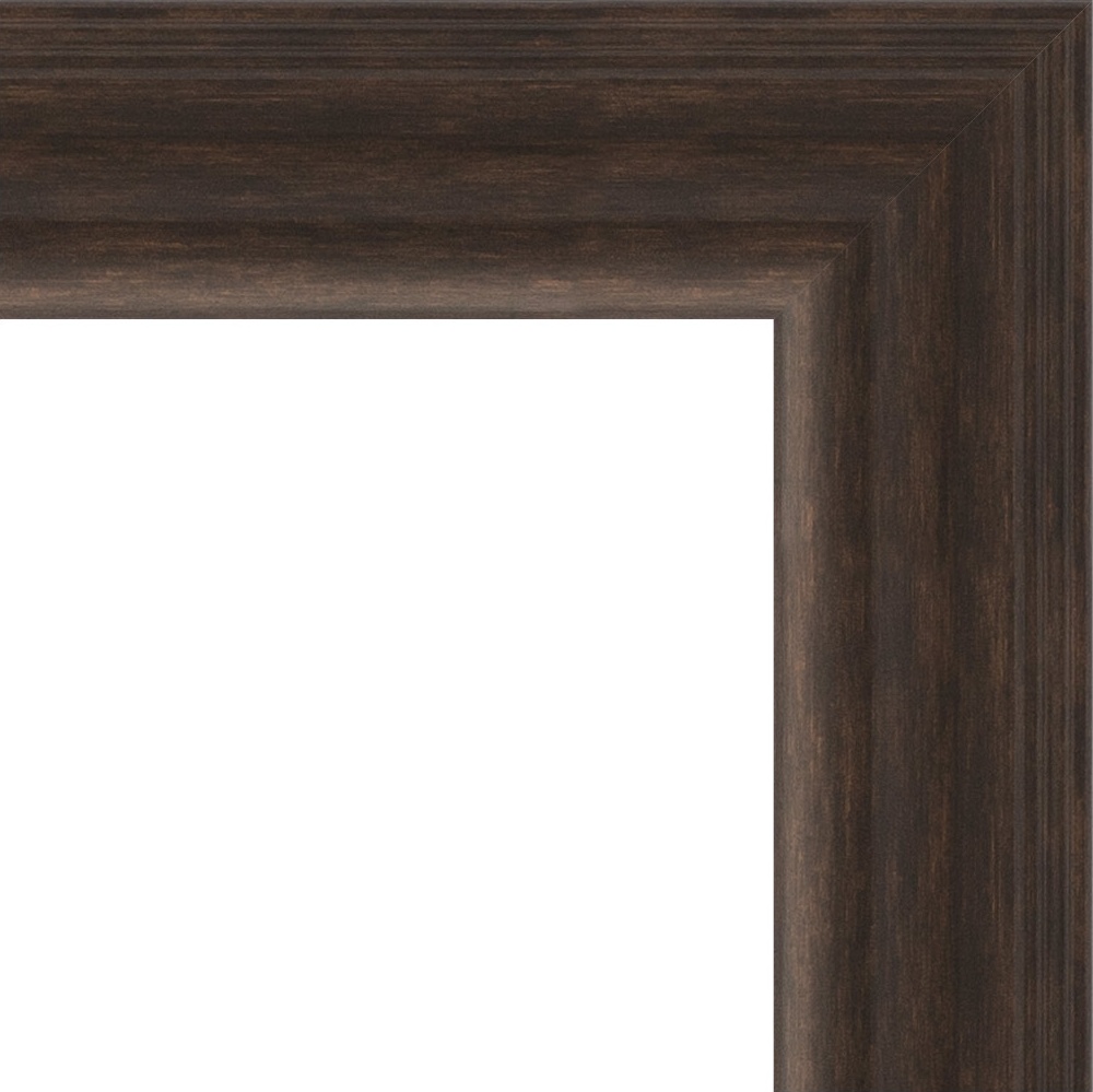 BY 1356 Зеркало с фацетом в багетной раме - палисандр 62 mm EVOFORM Exclusive - Вид №4
