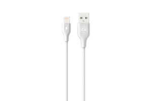 17580550 Кабель USB-8-pin 1A для зарядки телефона круглый белый 3M EX-K-810 EXPLOYD