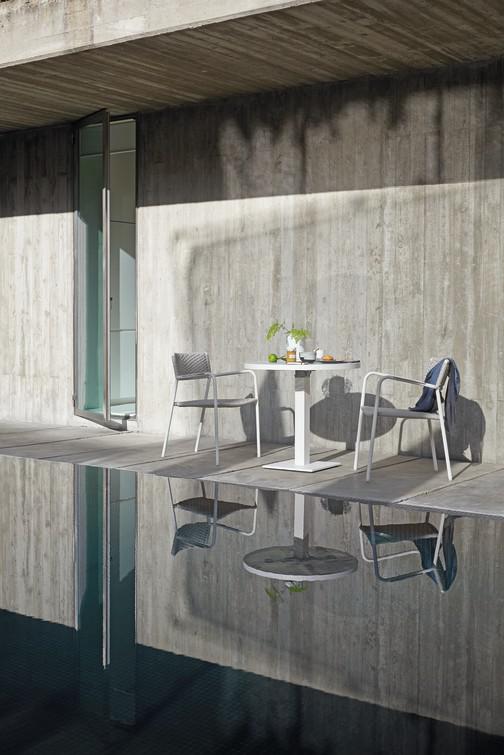 MNST1244 Обеденный стол pa lava 60см x 60см Manutti Napoli - Вид №11