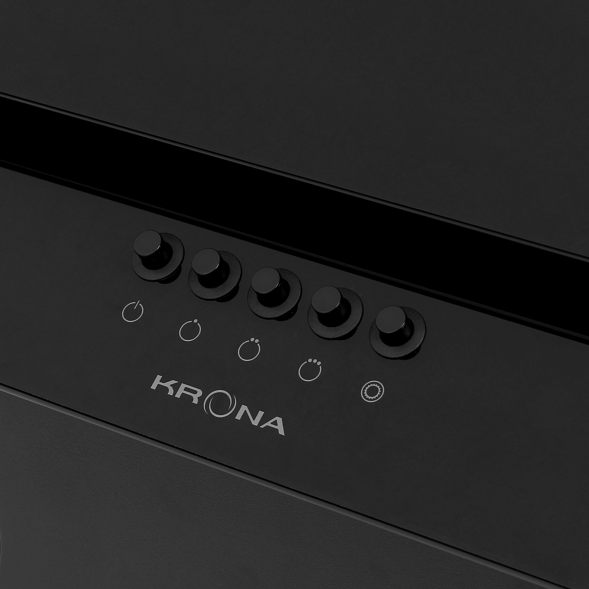 5364273 Вытяжка наклонная KRONA VENERA 900 PB черный/черный STDN-0063331 - Вид №5