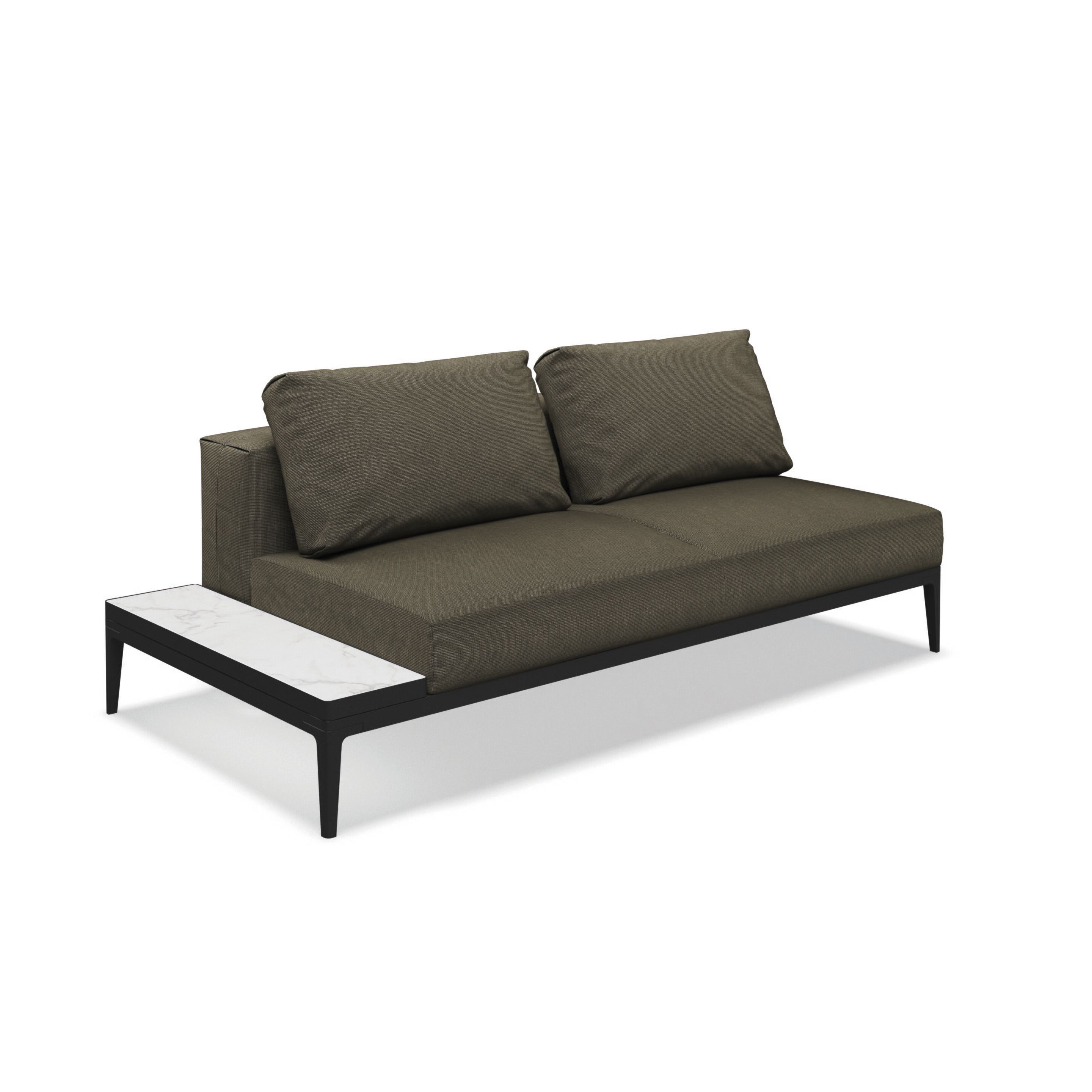 Тканевый угловой модульный садовый диван Gloster сетка ARCH-00114712 - Вид №87