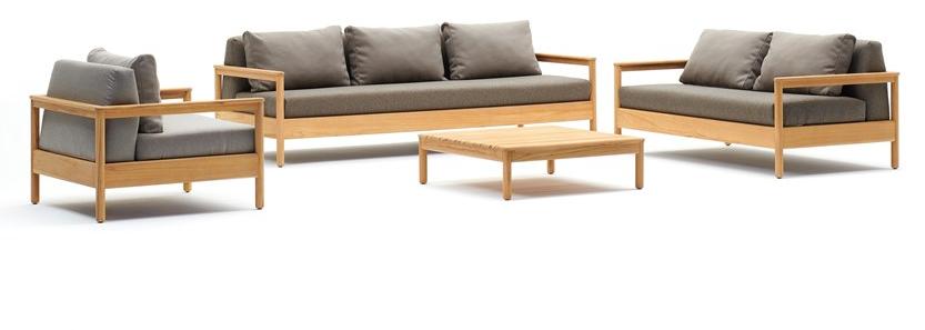 Varaschin 3-местный садовый диван из тика Bali sun-id-1464579 - Вид №3