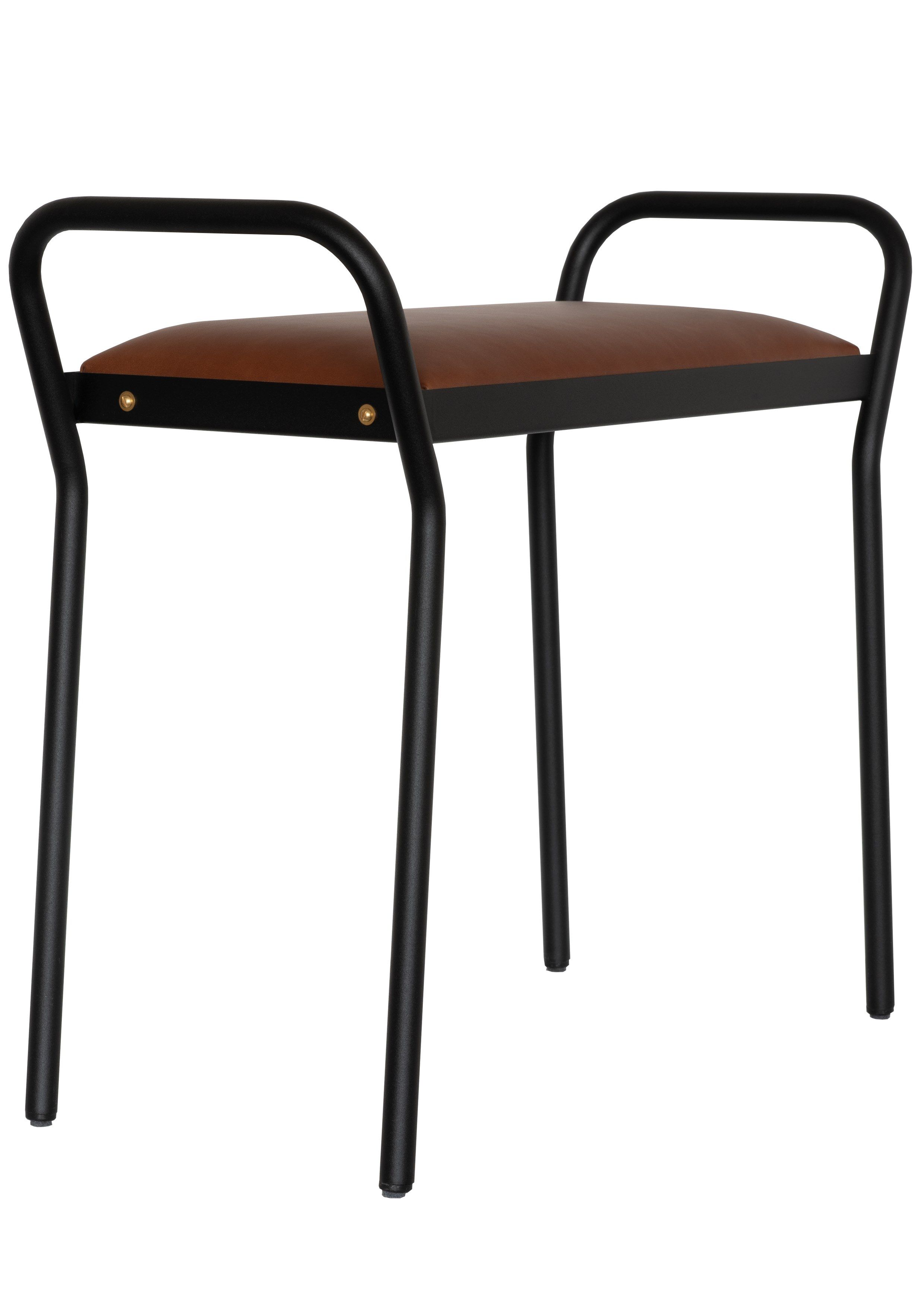 Окрашенный металлический низкий стул с мягким сиденьем Maze Пьесы ARCH-00006652 - Вид №1