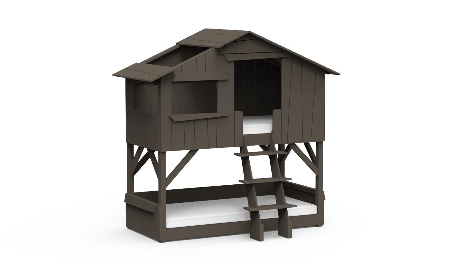 Двухъярусная кровать из МДФ Mathy by Bols TREEHOUSE BEDS &amp ARCH-00140859 - Вид №6