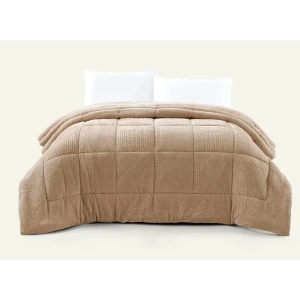 91597089 Плед Arya home Aramis 160x220 см хлопок цвет бежевый STLM-1031185