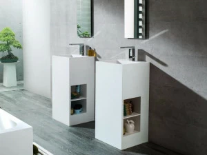 Напольная раковина стоящая овальная KRION Ras