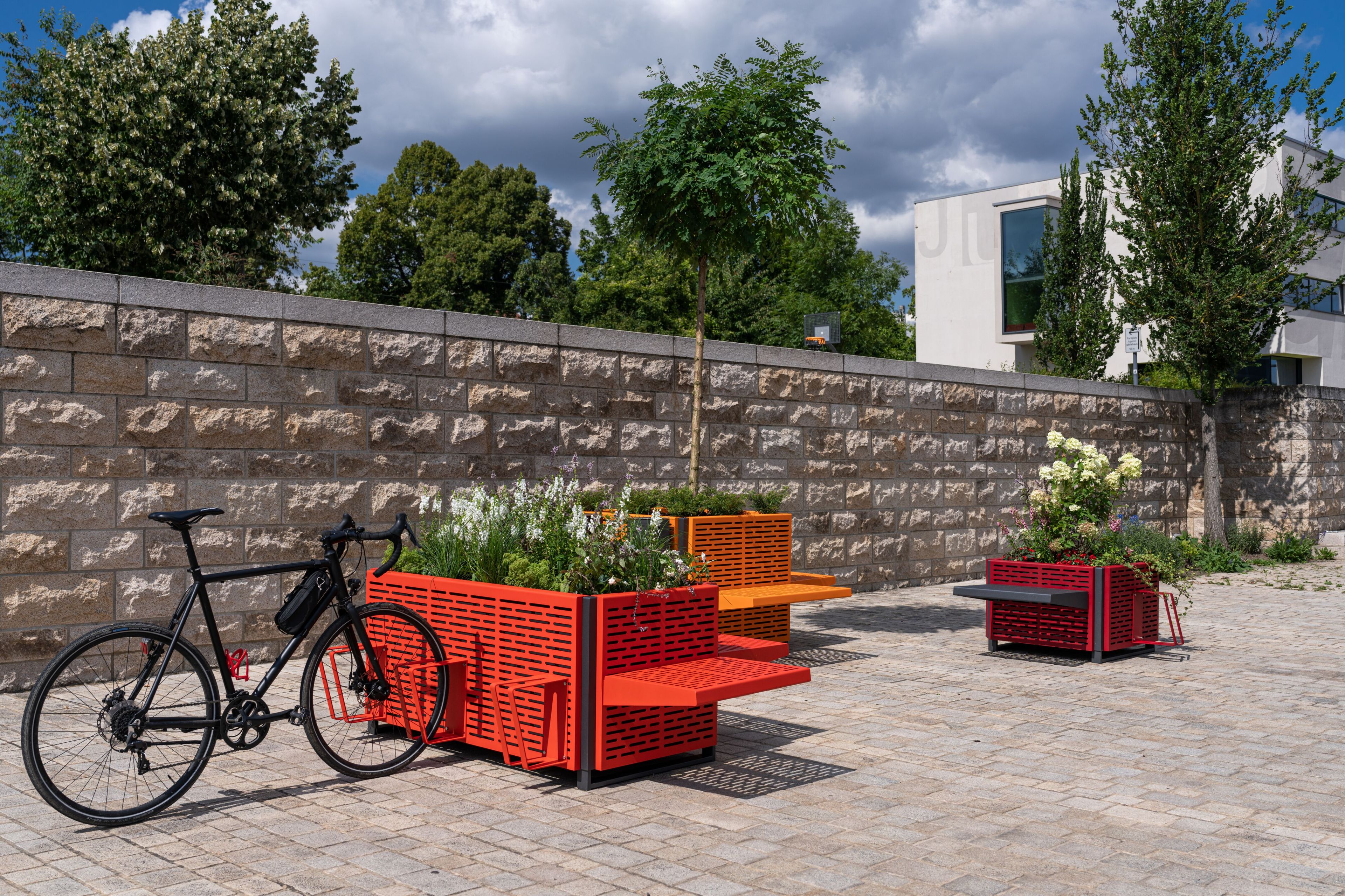 Плантатор / скамейка из нержавеющей стали BENKERT BANKE ARCH-00121440 - Вид №5