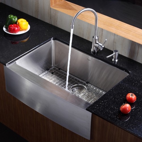 KHF200-30-KPF2160-SD20 Накладная раковина на столешницу  прямоугольная Krausru  - Вид №7