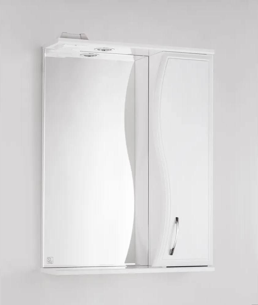 91551722 Шкаф для ванной комнаты Style line ЛС-00000131 с подсветкой 83x60см STLM-0974756