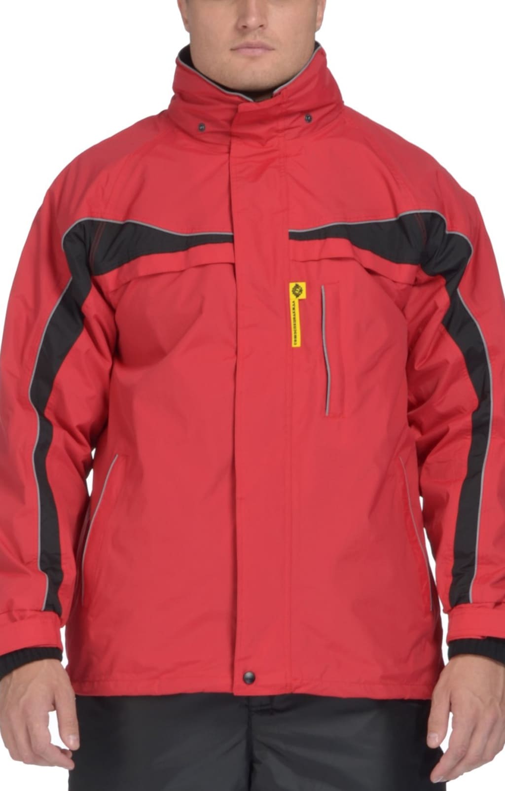 61339 Куртка "Норд" красно-черная  Зимняя спецодежда  размер M(44-46)  - Вид №8