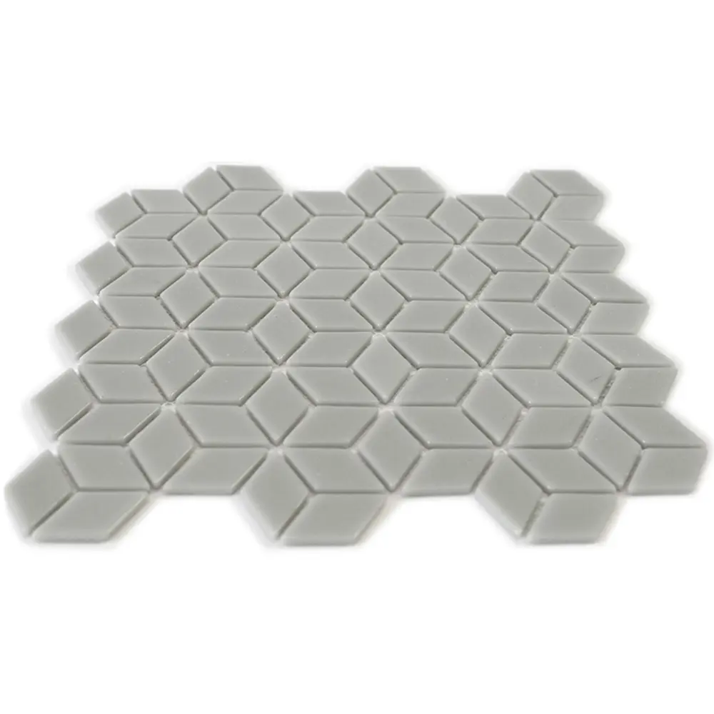 Мозаика стеклянная Natural STP-GR007-RMB 26x26 см цвет светло-серый 84830276 STLM-2167241 Santreyd Steppa - Вид №5