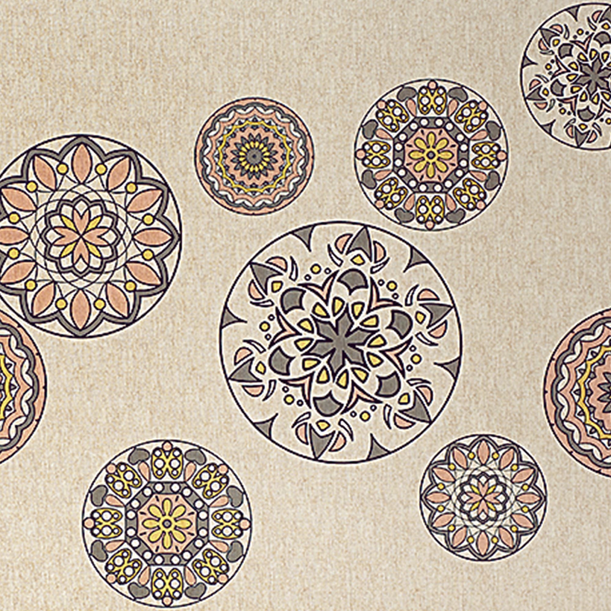 82760332 Скатерть «Этно» 160х140 см цвет бежевый Oxford Santreyd