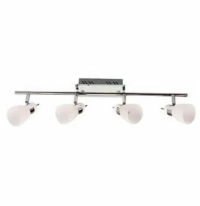 Спот потолочный светодиодный с 4 белыми плафонами хром Horoz 036-002-0005 HOROZ 036-002 00-3891120 Белый