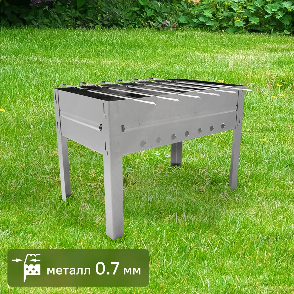 Мангал сборный Firewood 110751 0.6 мм 3x30x50 см Santreyd STLM-2036805