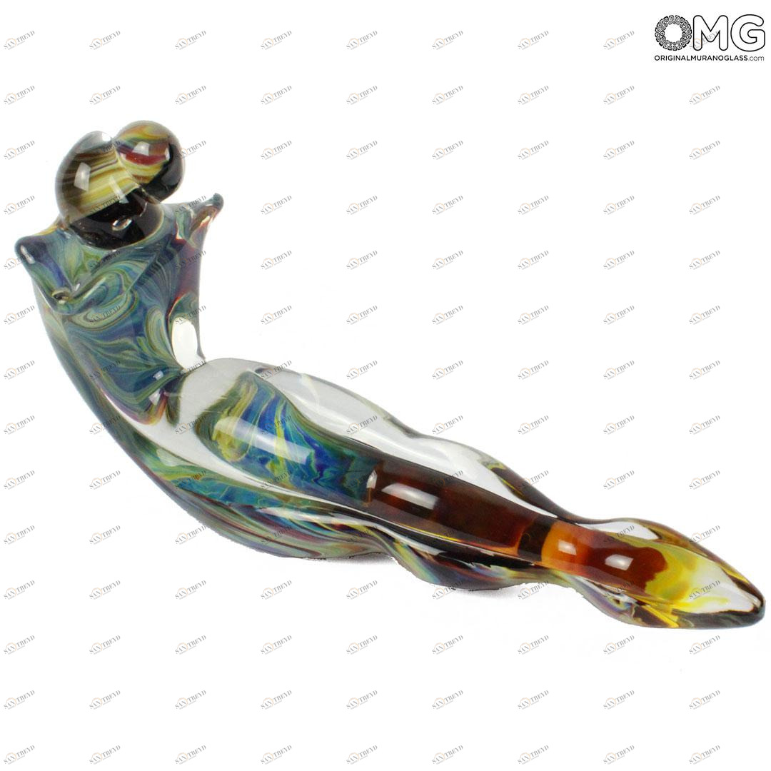 670 ORIGINALMURANOGLASS Скульптура Слияние в любви - автор Andrea Tagliapietra - муранское стекло OMG  см 
