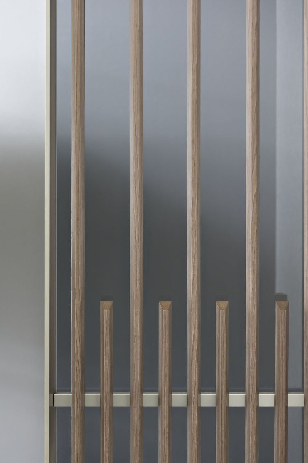 Алюминиевая и стеклянная дверь Lualdi раздвижные и поворотные системы из стекла ARCH-00050345 - Вид №6