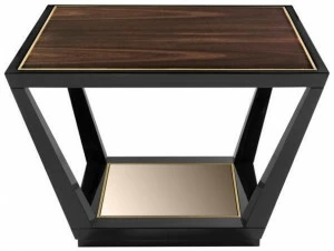 FRATO Квадратный лакированный деревянный журнальный столик  Ffu080014aaa