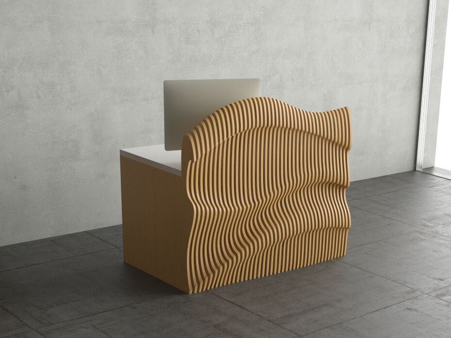 Стойка регистрации из фанеры MYWOODREAM REPY ARCH-00056389