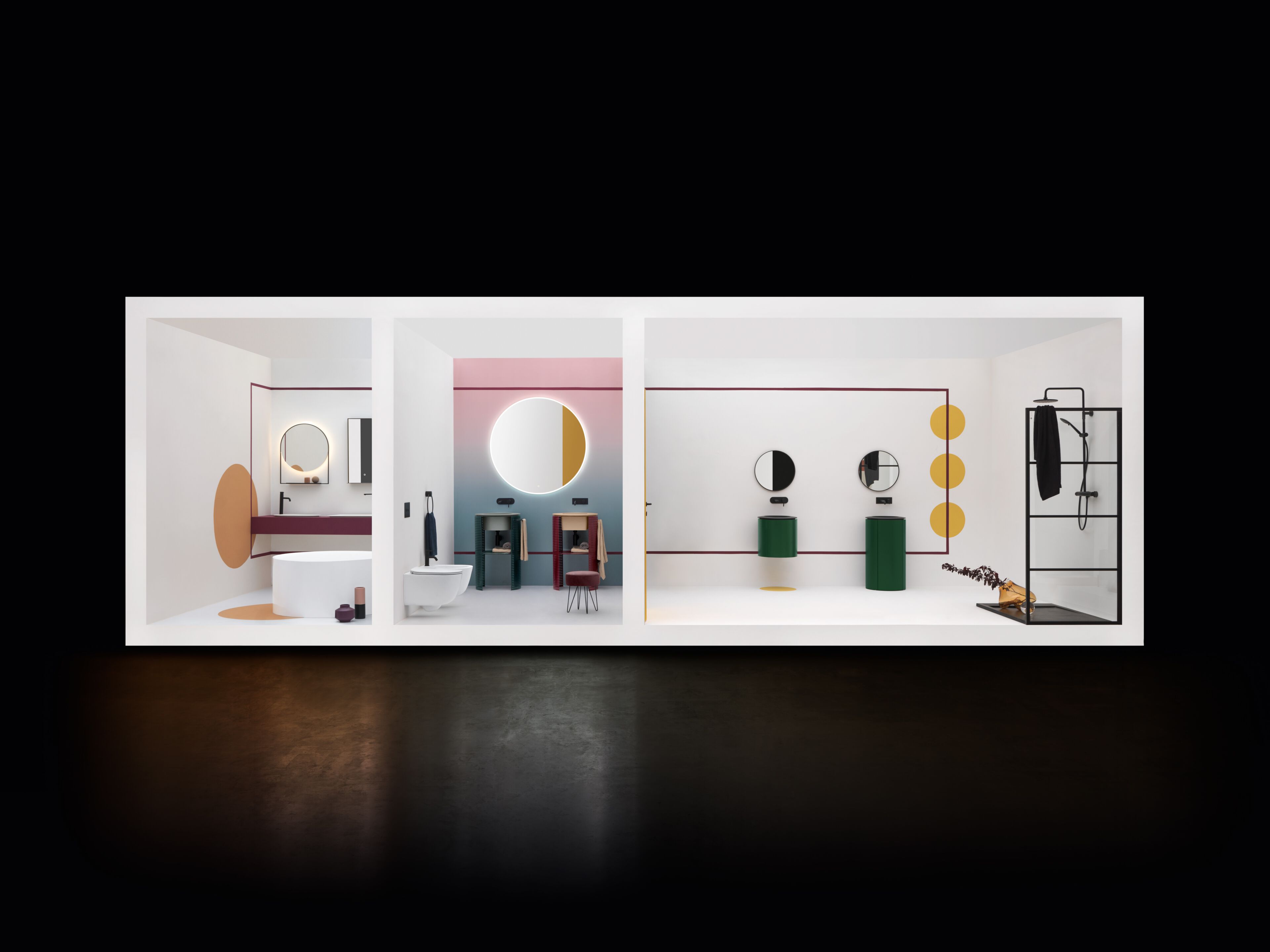 Напольный шкаф для умывальника из МДФ с дверцами Axa Skyland ARCH-00130359 - Вид №4