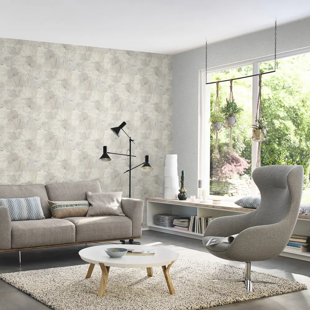 Обои флизелиновые Wall Up Holiday ротанг серые 1.06 м 647648 STLM-2062155 - Вид №4