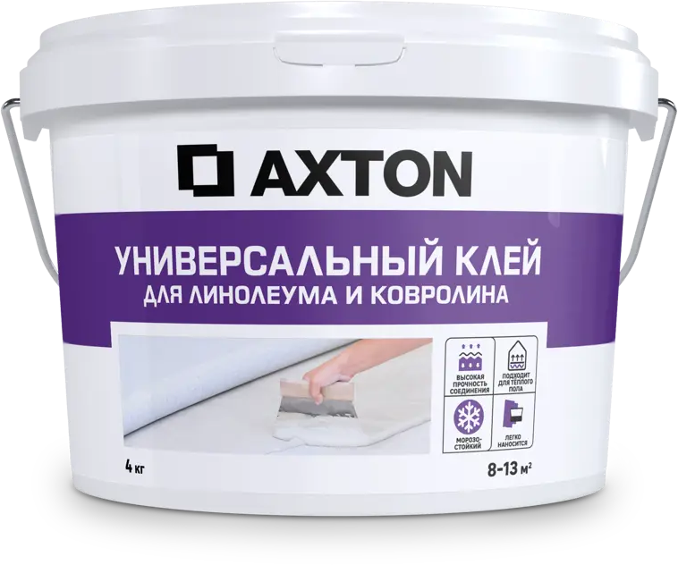Универсальный клей Axton для напольных покрытий 4 кг 86922469