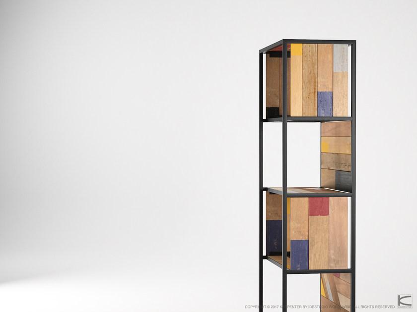 KARPENTER Книжный шкаф из восстановленного дерева Planke Pk16 - Вид №5