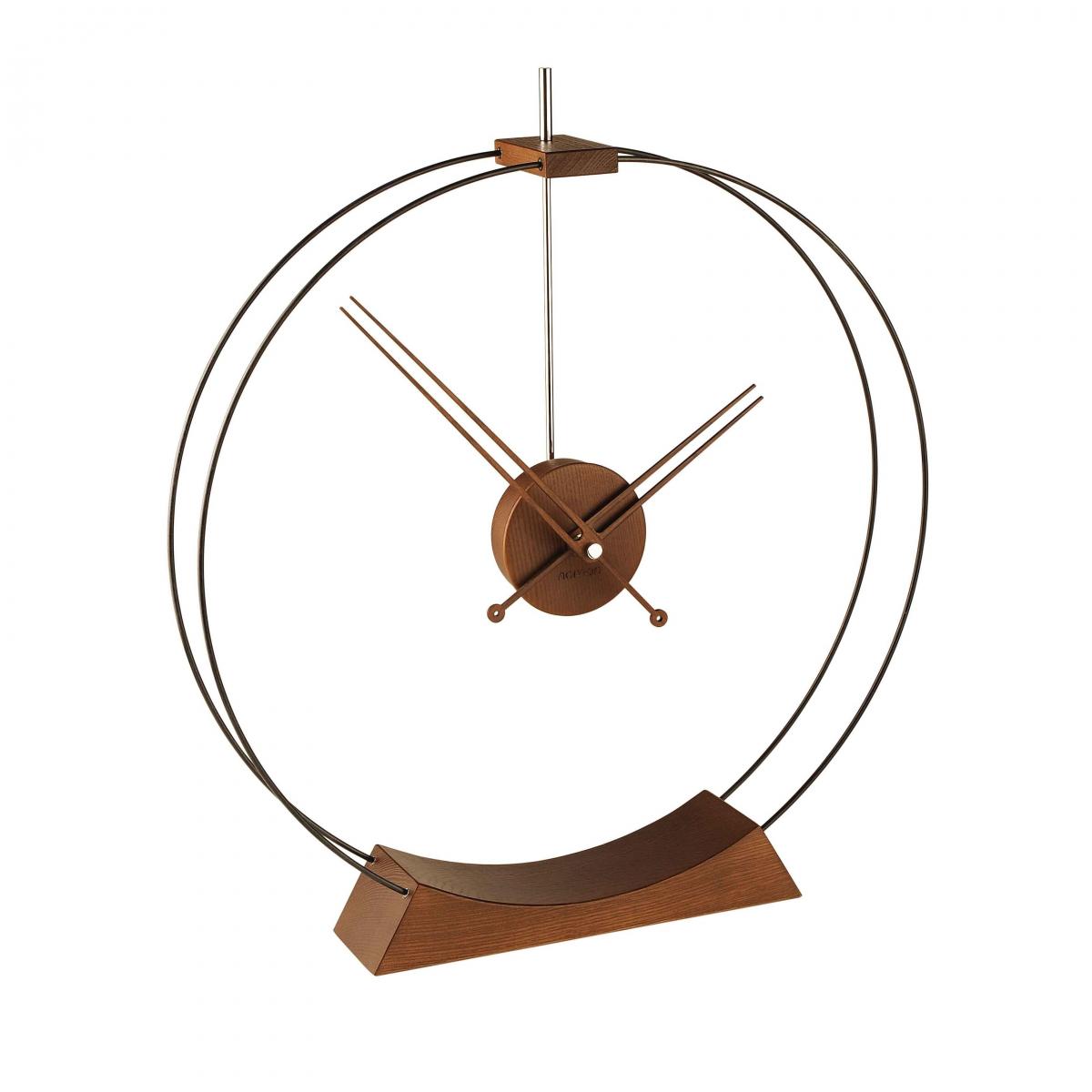 009100 Настольные часы дерево-черный Nomon Aire