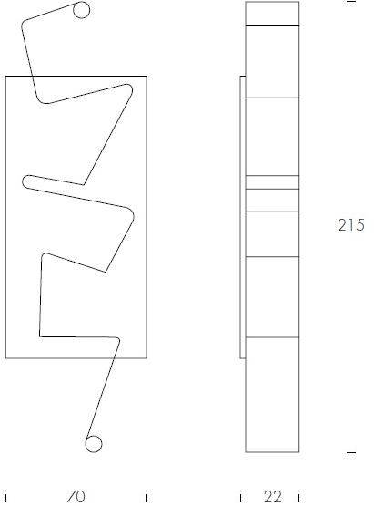 Tonin Casa Настенный книжный шкаф из лакированного металла  T6481  - Вид №4