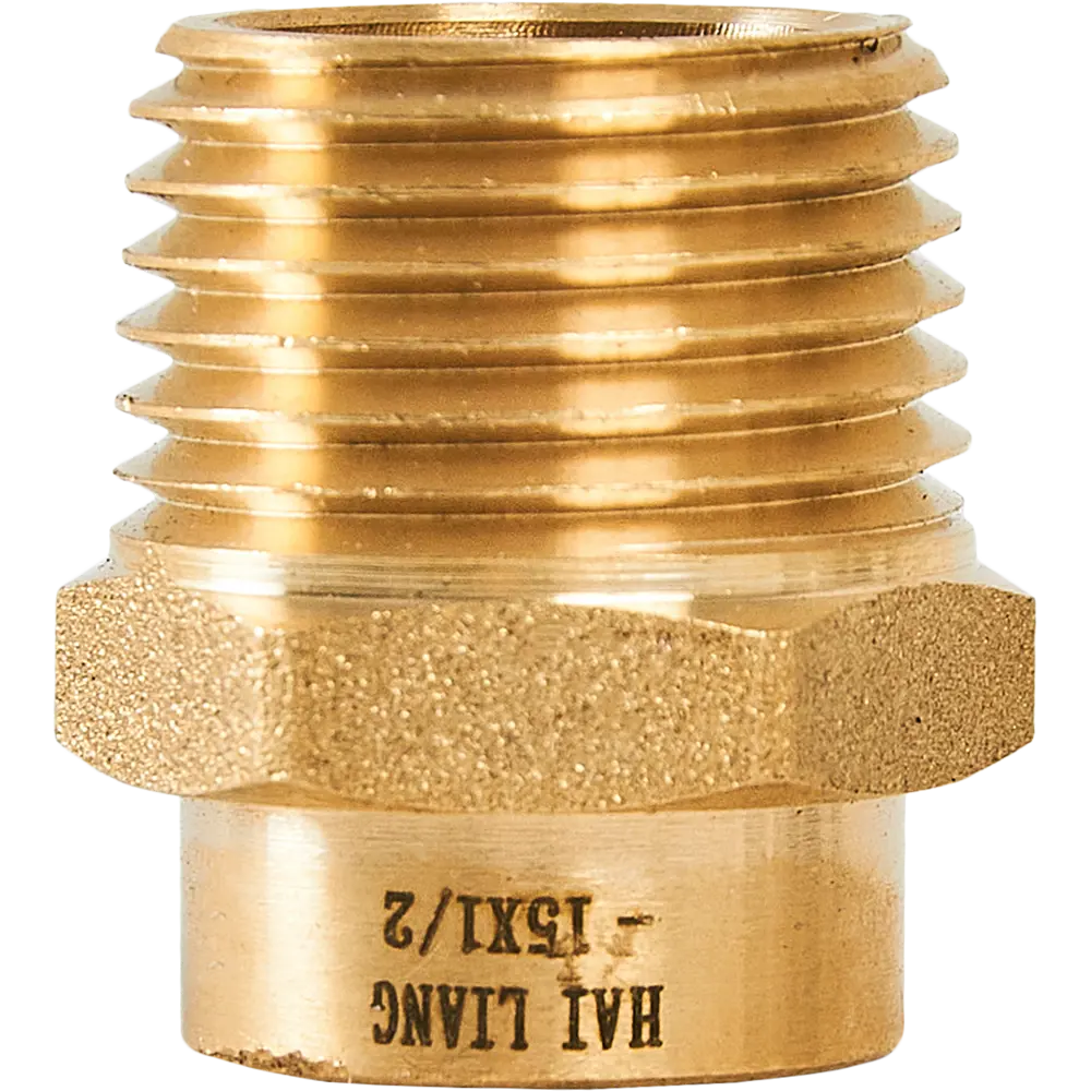Муфта переходная Hailiang ø1/2"x15 мм наружная резьба медь 88673409 STLM-2050581  - Вид №1