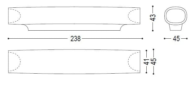 Скамейка из цельного кедра Riva 1920 TRAVETTO ARCH-00022719 - Вид №6