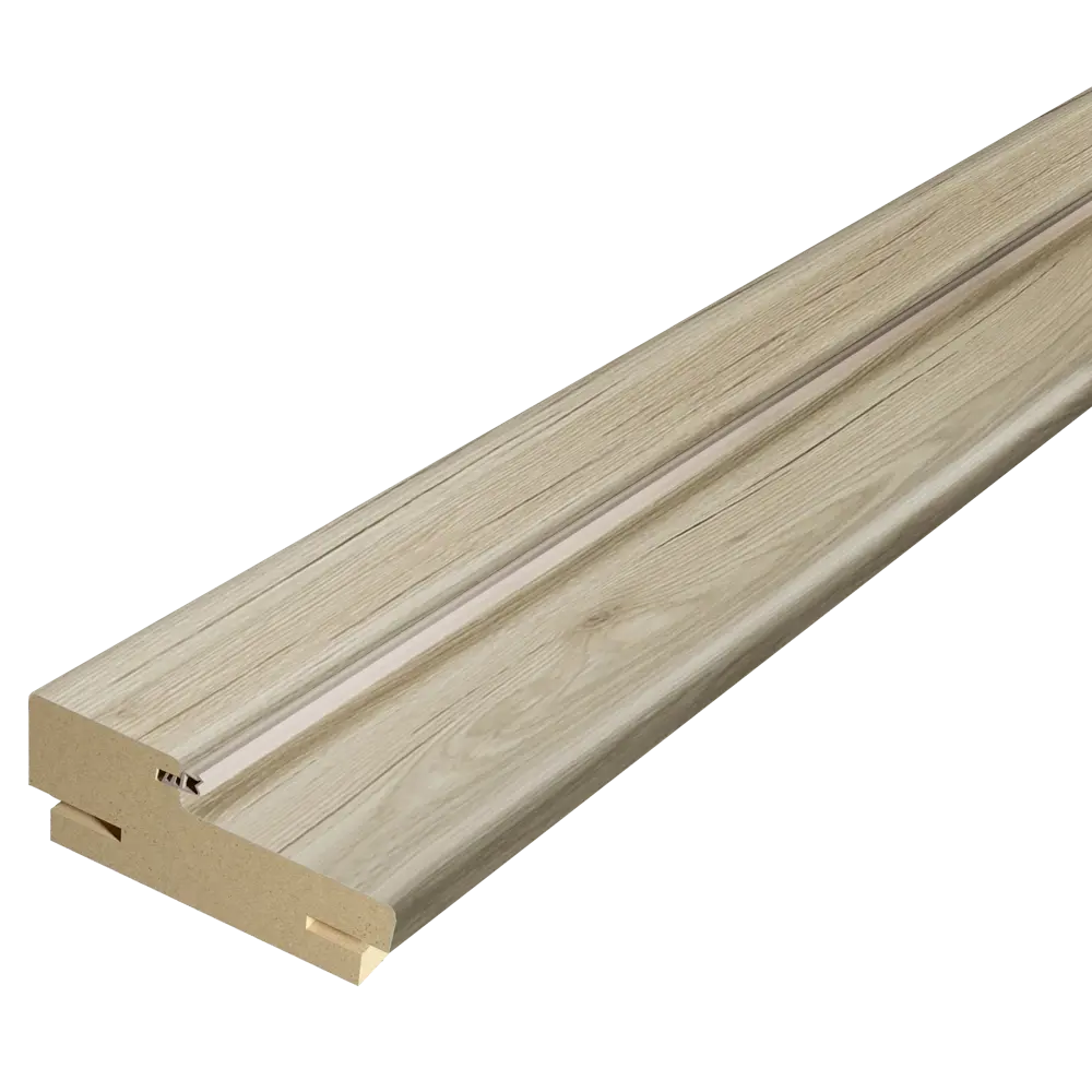 Дверная коробка телескопическая Skyline 2/Skyline 3 2070x74x30 мм ПВХ ламинация цвет дуб рустик серый (2.5шт.) VELLDORIS STLM-2092444