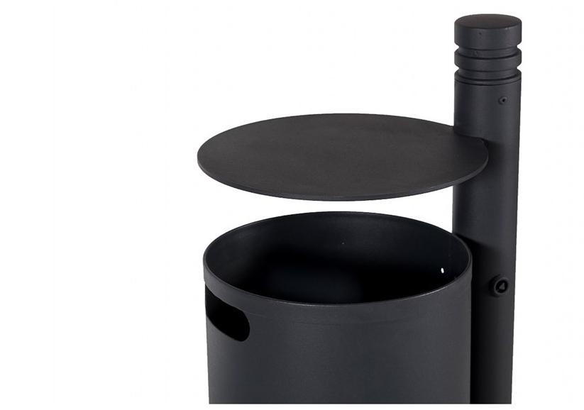 Euroform W Урна для мусора из металла для улицы Fritz 218  - Вид №2