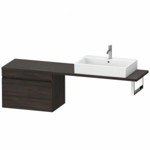 DS534305353 Шкафчик для компактной консоли DuraStyle #DS5343 700 x 478 мм Каштан темный, декор