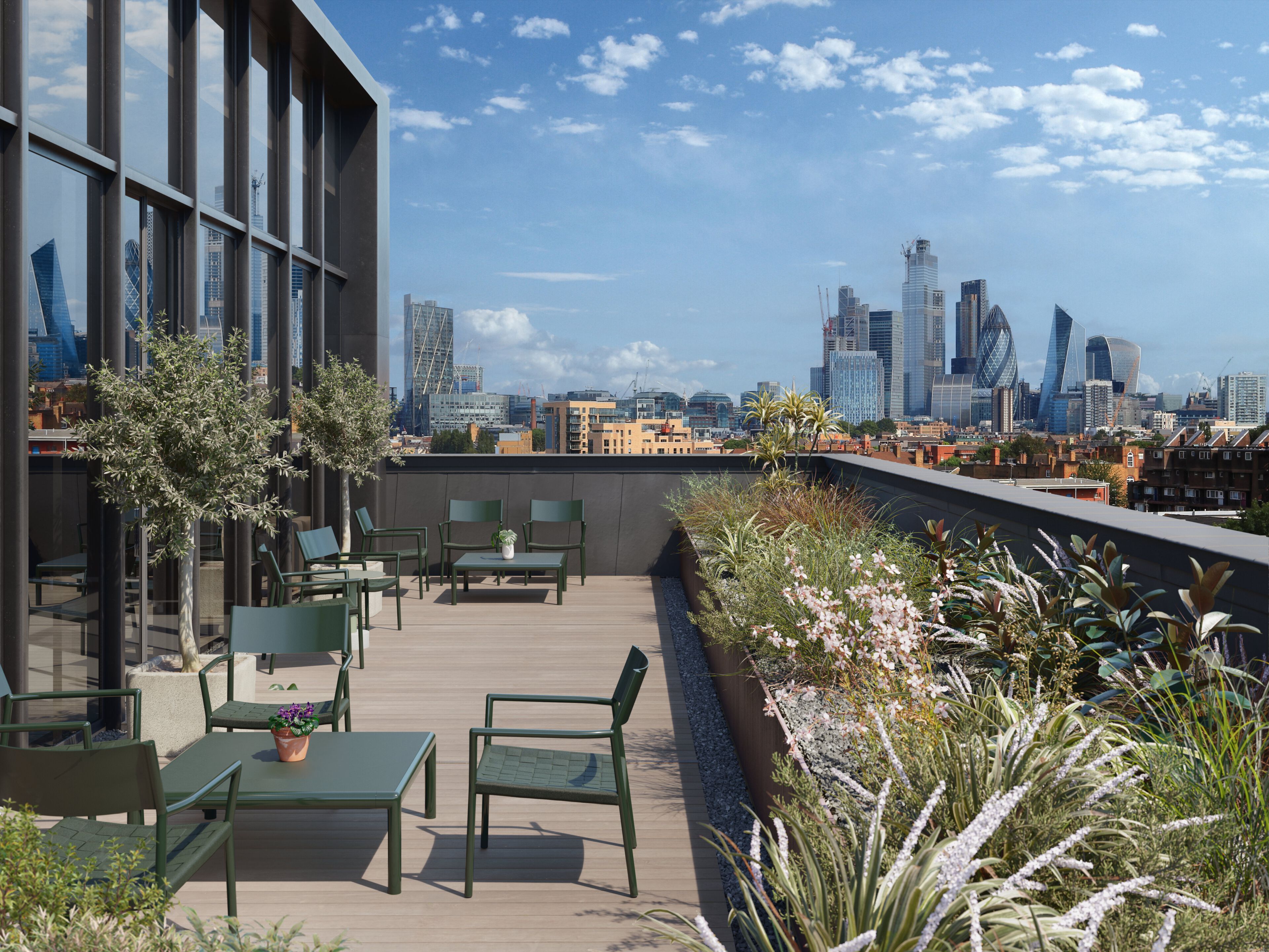 Квадратный алюминиевый журнальный столик Kettal Passage ARCH-00041601 - Вид №1